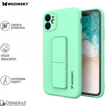 Wozinsky 4in1 švelnaus silikono dėklas - mėtinis (Apple Iphone 12)